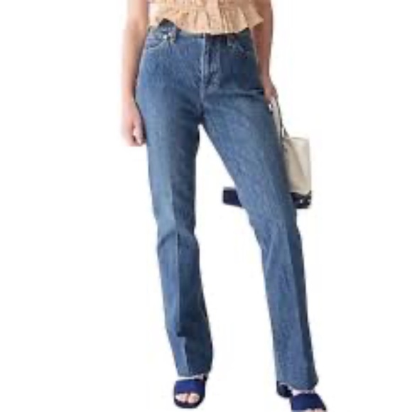 J. CREW JEANS FULL LENGTH DEMI BOOTCUT JEANS IN SIZE 25 - Picture 1 of 8